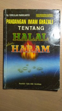 Image of Pandangan Imam Ghazali Tentang Halal Haram
