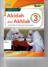 Image of Akidah dan Akhlak untuk Kelas IX Madrasah Tsanawiyah